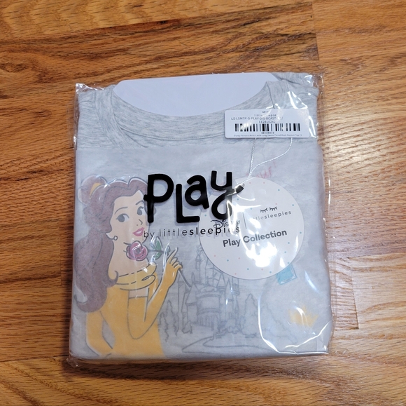 NIB Little Sleepies Disney Princess Belle Peplum Top - 5- Bamboo, Soft, Everyday - Picture 4 of 6